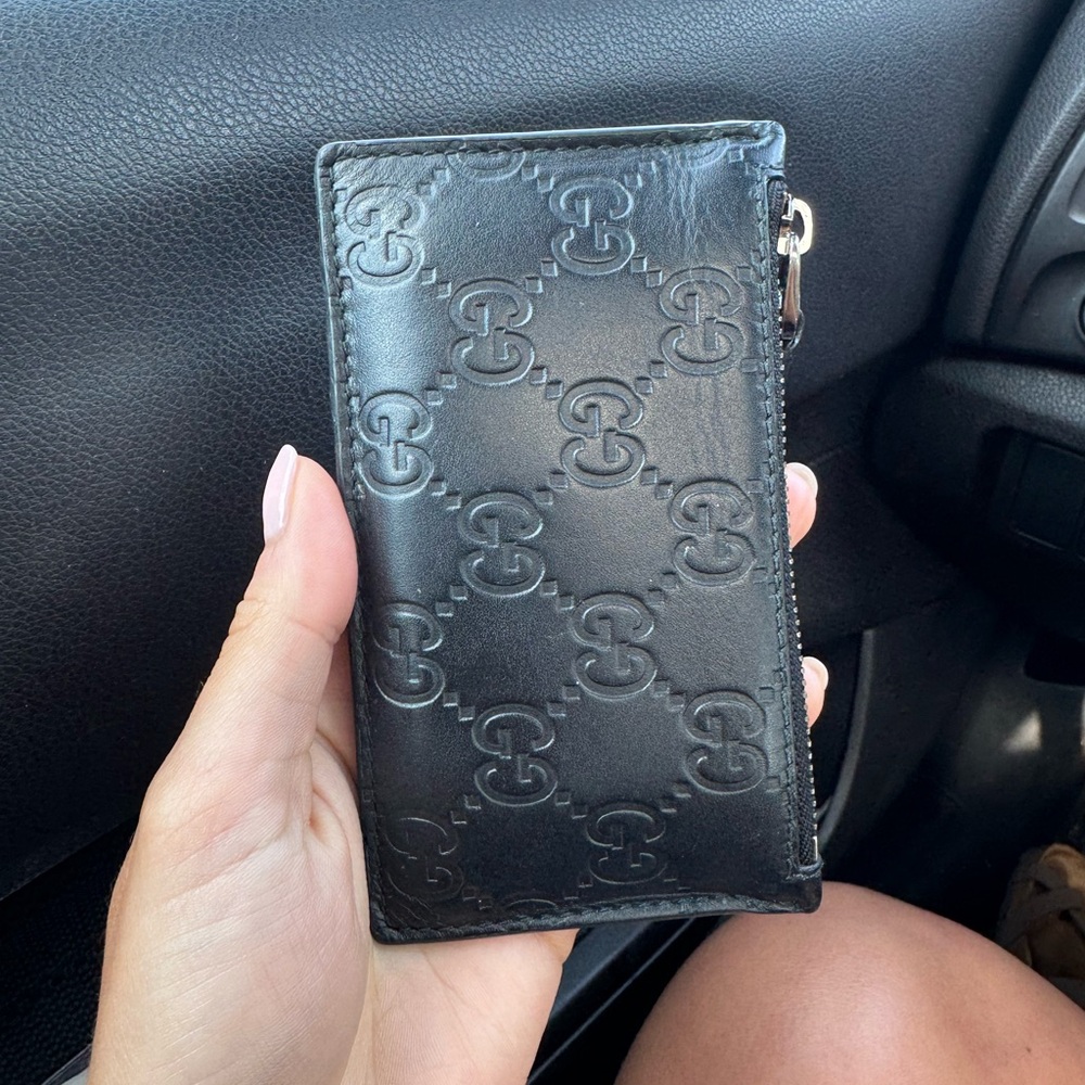 Gucci card holder wallet